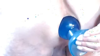 Shoving A The man Fat Butt Plug In My Smooth Ass